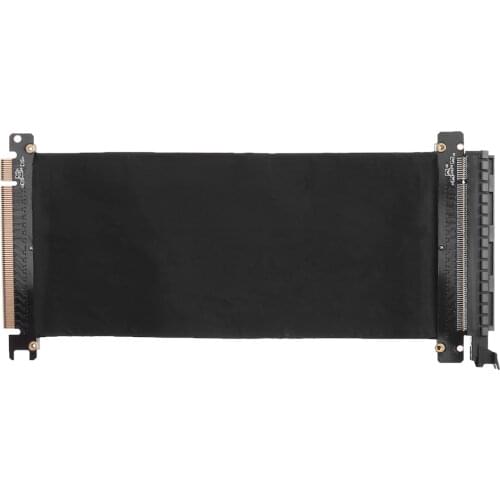 PCIe 3.0 16X Extension Card PCI-E Express X16 Extender Riser Cable with 90 Degree Right Angle Socket