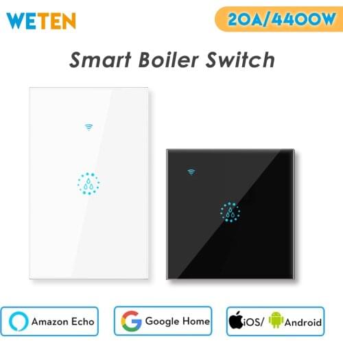 Smart Wifi Boiler Switch Water Heater Switch EU US 20A High-Power eWelink APP Voice Control Work with Alexa Google Home