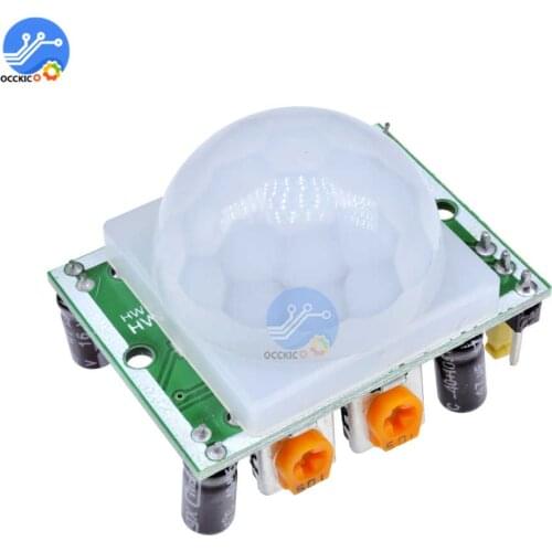 1Pcs HC-SR501 HCSR501 SR501 human infrared sensor module Pyroelectric infrared sensor imports probe