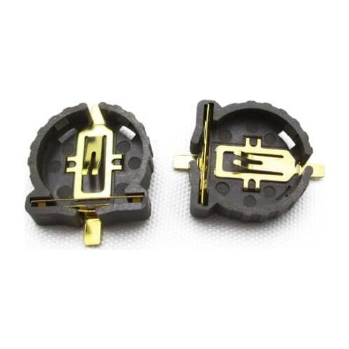 10Pcs 3V Battery Connector Socket Cases Boxes for CR1220 CR 1220 Button Coin Cell Socket