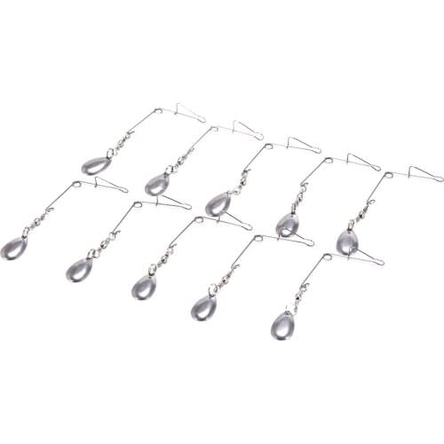 10Pcs/lot Silver Sequins Steel Spinnerbait Simulation Bait Accessories Stainless Steel Balance Bracket Ring