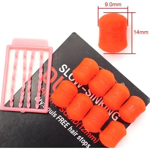 8PCS Carp Fishing Accessories Artificial Fake Bait Silicone Soft Bait Stoppers Dumbbell Fishing Lure Boilies Carp Fishing Tackle