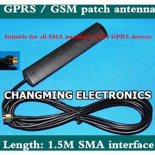 GPRS/GSM Car Antenna/SMD/Surveillance/Anti-Theft/GPS Antenna/SMA Interface/Length: 1.5m(working 100% Free Shipping)1PCS