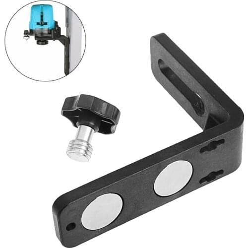 Durable Laser Level Bracket Super Strong Magnet Attracts L-bracket Leveling New