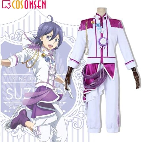 KING OF PRISM by PrettyRhythm Shiny Seven Stars Cosplay Suzuno Yuu Costume full set COSPLAYONSEN custom made