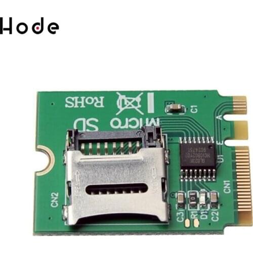 M.2 A/E KEY wireless network card interface to Micro SD SDHC TF card reader adapter