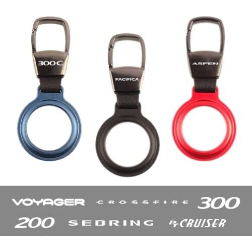 Magnetic Metal Protective Airtag Case car Keychain For Chrysler 300 200 Sebring FR JR Pacifica PT Cruiser car accessories