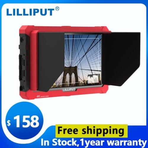 LILLITUT A7S 7 Cal Utra Slim IPS Full HD 1920x1200 4K HDMI w aparacie Monitor pola wideo dla Canon Nikon Sony DSLR kamera wideo