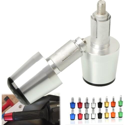Motorcycle aluminum Handlebar End Plugs Moto handle bar Grips Bar Ends Plug For HONDA XL600 LMF CBR250R ST 1300 NC750 S/X CB600F