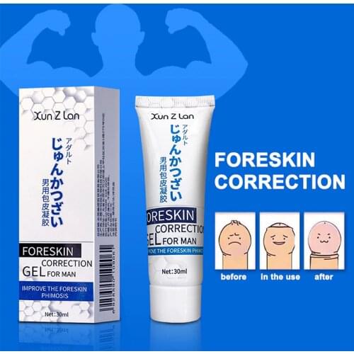 Male Foreskin Correction Gel Multifunction Foreskin Resistance Complex Penis Ring Prevent Phimosis Correction Sex Toys for Man
