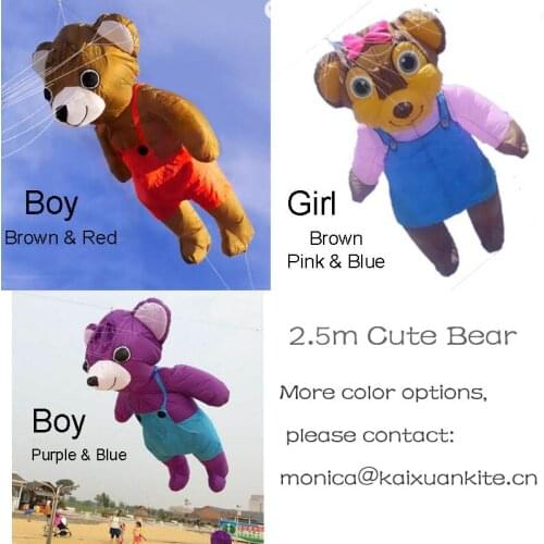 2.5M Inflatable bear kite from kaixuan kite factory