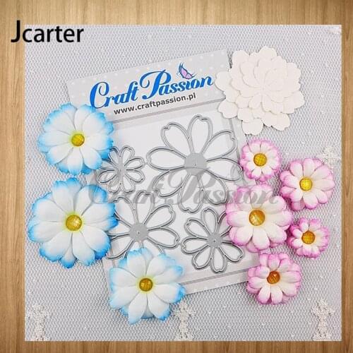 2021 New Flowers Hollow Metal Cutting Dies Shape for Scrapbooking Craft Die Cut Stencil Card Make Mould Sheet Decoration Design