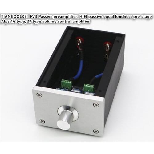 TIANCOOLKEI FV3 Passive preamplifier HIFI passive equal loudness pre-stage Alps 16 type/27 type volume control amplifier