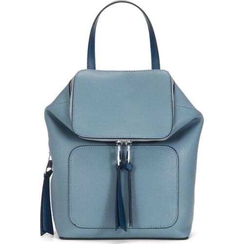 2021 Ins Women Leather Backpacks Female Backpack Ladies Travel Backpack Fashion Shoulder Bags School Bags For Girls Brown Blue