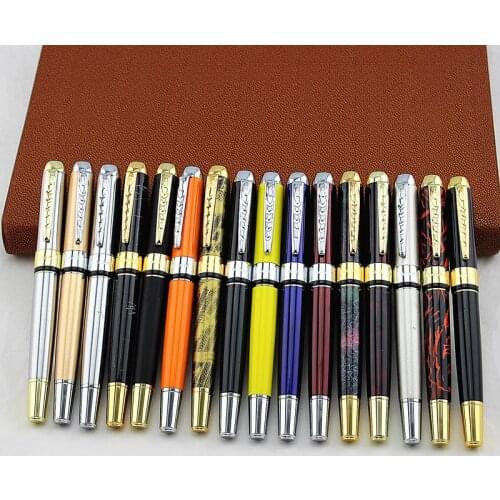 1Pcs Jinhao X250 Smooth Writing Rollerball Pen with 0.7mm Black Refill High Quality Metal Ink Pens for Student Office Supplies