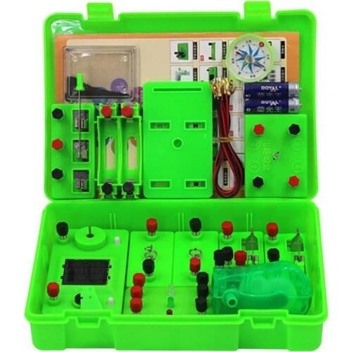 Circuit Experiment Kit Basic Connect Wires ABS Student Electricity Education Learning Aid Tool Puzzles Toy for Physics Science