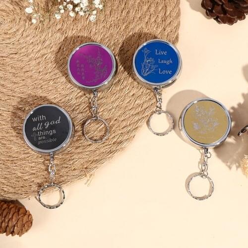 Folding Medicine Organizer Portable Pill Box Makeup Storage Container Pastillero Pildoras Estuche Pill Case Metal Pill Cutter