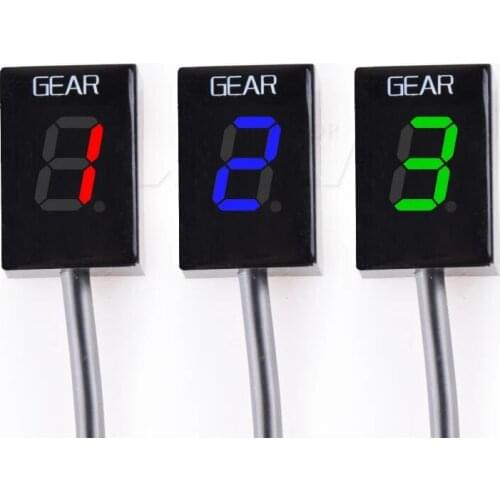 For Yamaha XV1600A XV1900A XVS950A XVS1100 XVS1300A Motorcycle LED Electronics 1-6 Level Gear Indicator Moto Speed Digital Meter