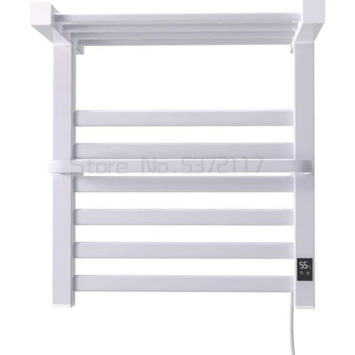 Intelligent electric heating towel rack household carbon fiber electric heating bath towel rack drying rack storage rack