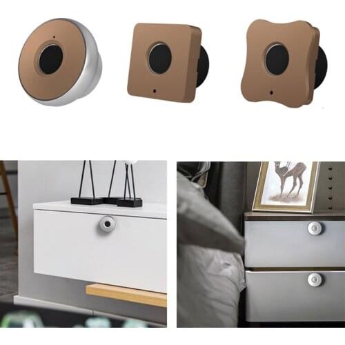 Smart aluminum alloy electronic fingerprint drawer lock suitable for wardrobe shoes cabinet office drawer fingerprint lock