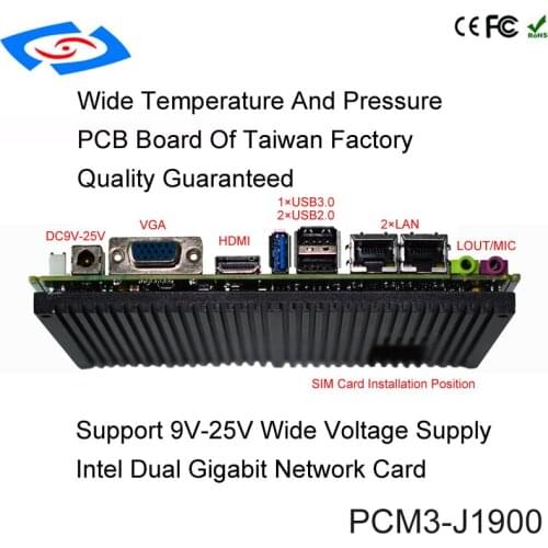 Embedded Industrial Mini ITX Motherboard Based On Quad Core J1900 Board With Touch Function Mainboard