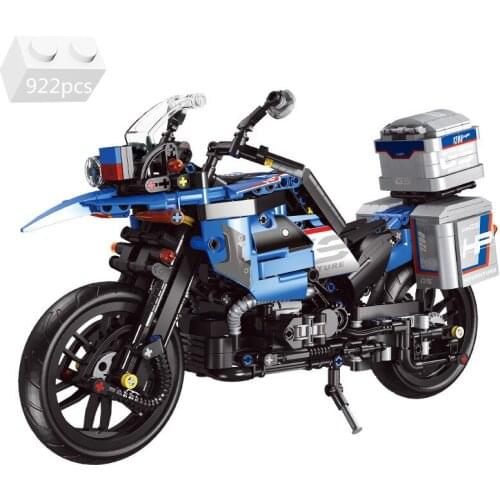 High-tech Car Creator Expert Motorcycle R1200 Building Blocks Kit Bricks Classic Model Off-road Motorbike H2 Toys For Kids Gifts
