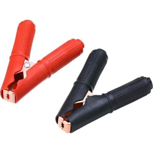 90mm 100A Metal Car Battery Clip Crocodile Alligator Test Clamp Voltage Tester Power Tool 12V/24V/48V
