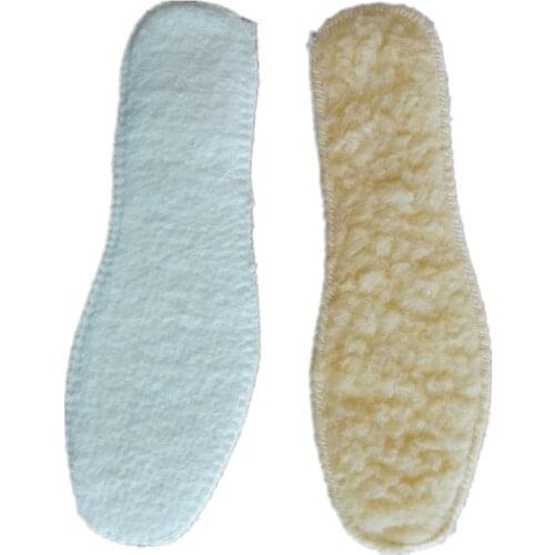 Winter Warm Insoles For Shoes Men Women Snow Boots Sports Leather Wool Felt Shoes Pad Accessoire Inserts Cotton Cashmere Insoles
