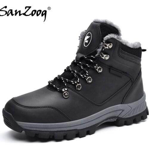 Men Hiking Shoes Outdoor Trekking Winter Mountain Boots Man Botas Senderismo Hombre Zapatos Waterproof Treking Sepatu Gunung