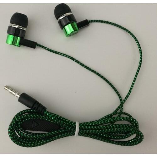 500pcs common cheap serpentine Weave braid cable headset earphones headphone earcup direct sales by manufacturers blue green