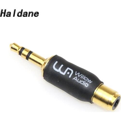 Haldane 2.5mm TRRS Balanced Fmale to 3.5mm Stereo Male Adapter 3.5mm Female to 2.5mm Balanced Male Connector Audio Adapter