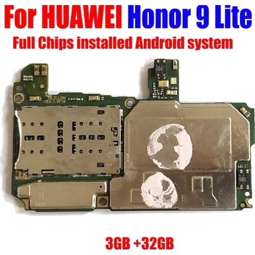 Free Shipping Original Unlocked For HUAWEI Honor 9 lite Motherboard 32GB Logic Board For honor9 Lite Mainboard WIth Full Chips