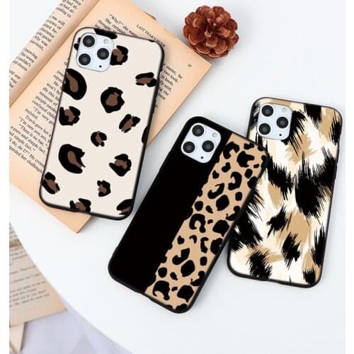 Luxury Leopard Cases For Samsung Galaxy A03s A22 M32 A32 A30 A51 A02s M31 M30s A50 A21s A12 A71 A72 A20 FE S21 Ultra Back Covers