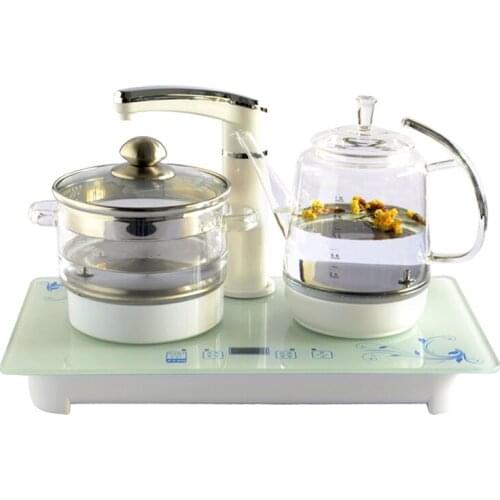 Electric kettle Smart glass electric raising pot flower teapot automatic upper water set
