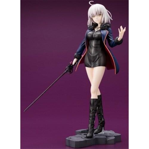 Fategrand Standing Casual Clothes Black Joan Of Arc Darsebar Saber Hand-made Model Ornaments