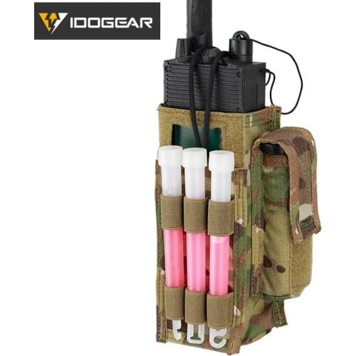 IDOGEAR Tactical MOLLE PRC148 152 Radio strategic pouch Lightweight micro Military interphone Airsoft Battlefield 3521
