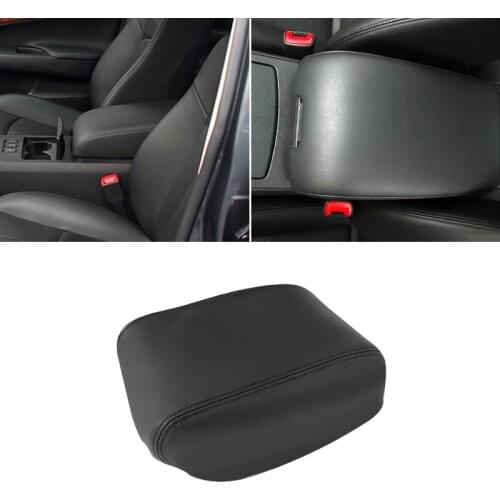 Center Armrest Leather Cover For Infiniti G35 2002 2003 2004 2005 2006 2007 Central Armrest Box Panel Skin Cover Sticker Trim