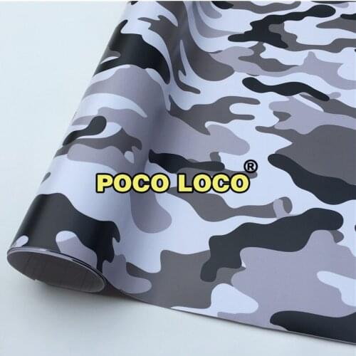 Matte Arctic Jumbo Snow Camouflage PVC DIY Material Winter Camo Vinyl Car Wrap Styling Air Rlease For Car Roof Tail