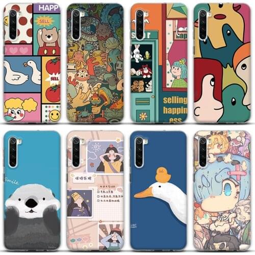 Trendy Creative Cartoon Phone case for oppo realme 6 pro 6s 6i xt x2 pro x 3 5 pro c3 c11 c12 c15 soft silicone cases