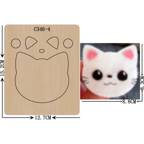 New cat Wooden die Scrapbooking C-346-4 Cutting Dies
