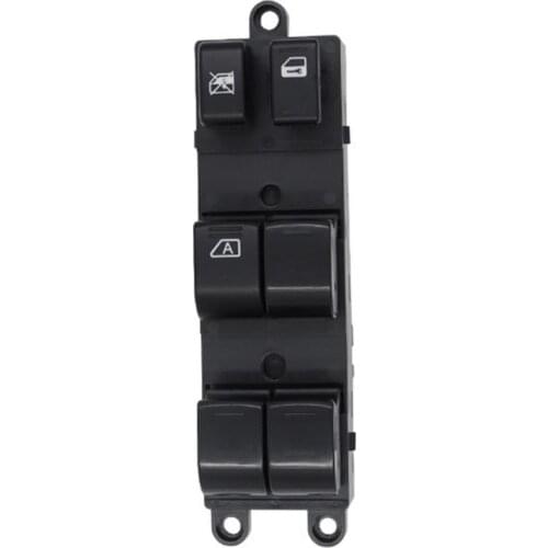 Power Switch High Rigidity Direct Replacement ABS Left Front Window Lifter Switch 25401-1JY0A for Nissan TIIDA 2007-2010