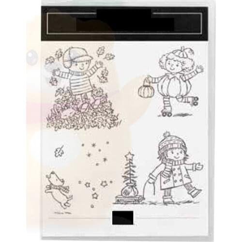 Play Snow in Winter METAL Cutting Dies Stamps Scrapbook Diary Decoration Embossing Cut Dies Template DIY Greeting Card Albums