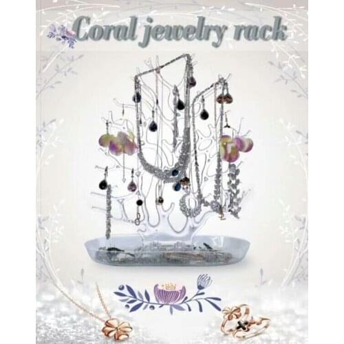 Coral Jewelry Rack Display Accessories Bracelet Storage Tree Shelf Stand Holder