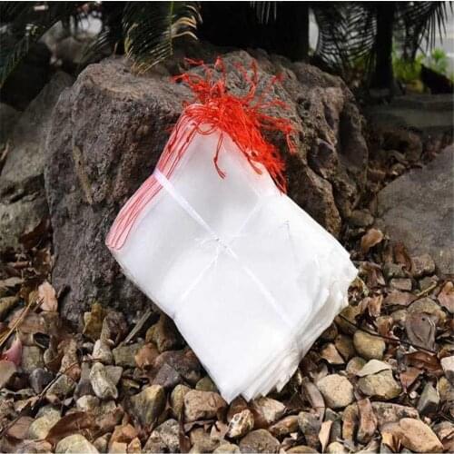 10pcs Nylon Garden Fruit Net Prevent Pests Reusable Breathable Net Grow Bag