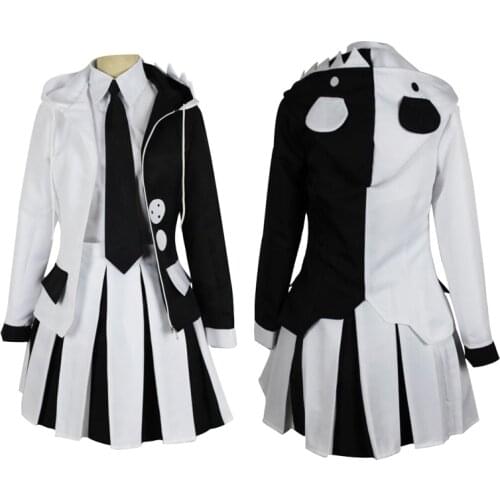 Super Dangan Ronpa 2 Danganronpa Black White Monokuma Cosplay Costumes