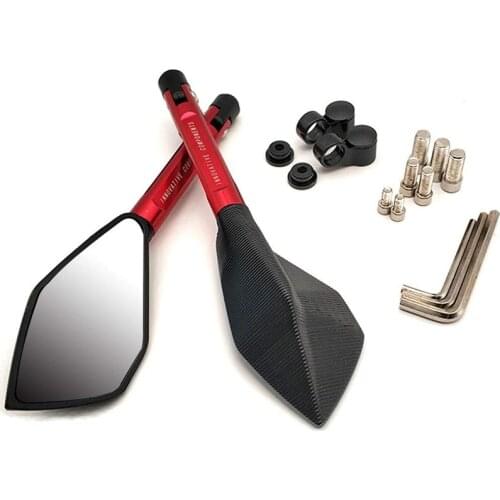 Universal CNC Aluminum Motorcycle Handlebar Rear View Mirrors Convex Mirror for Honda Yamaha Suzuki Scooter ktm