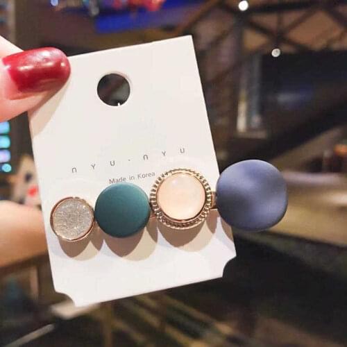 Vintage Sweet Fashion Girls Hair pin Geometry Women Jewelry Bobby pin Hair clip