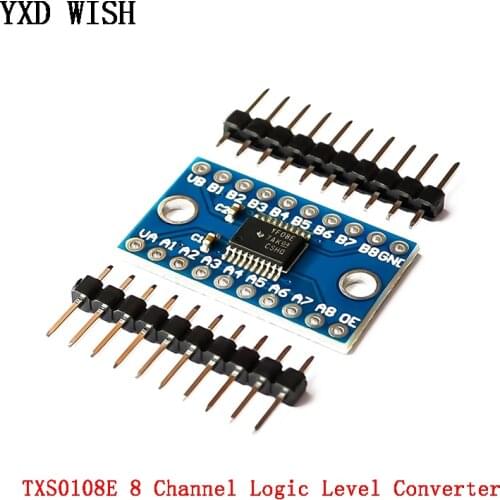 5pcs TXS0108E 8 Channel Logic Level Converter TTL Bi-Directional High Speed Full Duplex Shifter 3.3V 5V For Arduino Raspberry Pi
