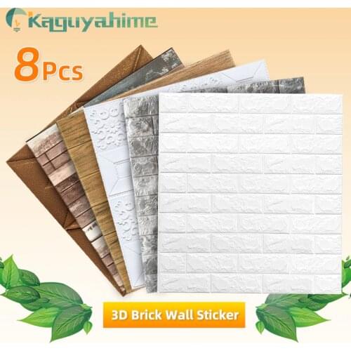 DIY Wall Stickers 1pc/8pcs 3D Marble Mosaic Peel and Self-adhesive Waterproof Wallpaper Kitchen Bathroom Home Wall Decal Sticker
