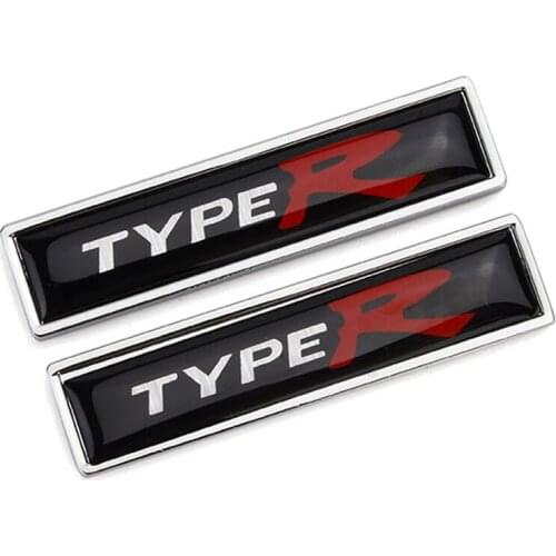 Car Styling Auto Trunk Fender Anti-scratch Emblem Sticker For Honda City Jade Fit Jazz Civic Accord Odyssey CRV TypeR Badge